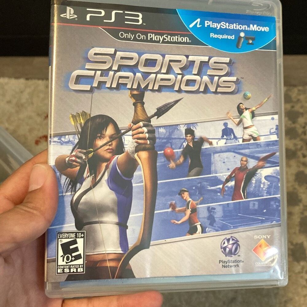 Sports Champions PS3 Game w/ Case & Disc – PlayStation Move Required